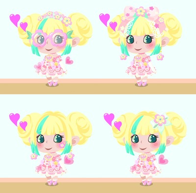 フラワーアクセ フラワーアクセ,ポケコロ,ポケットコロニー