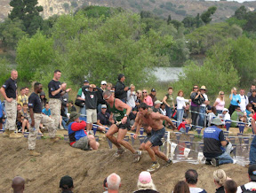 Bob works to knock off two places off his finish.