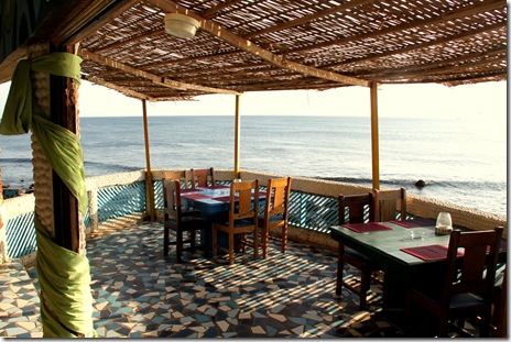 Goodbye drink on the Western point of the African continent at Ngor in Dakar