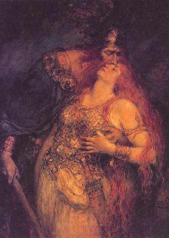 The Last Farewell Of Wotan And Brunhilde, Asatru Gods And Heroes