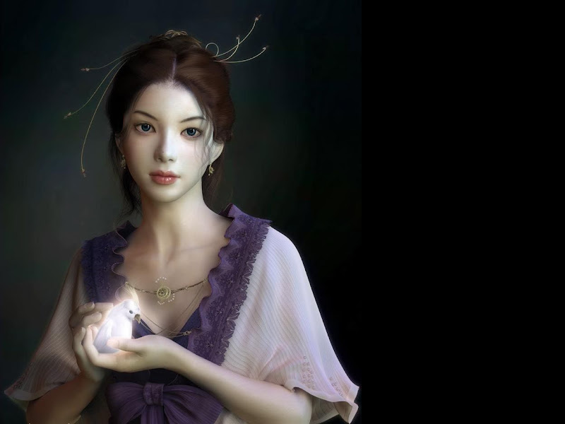 Silent Angel With Wings, Magic Beauties 5