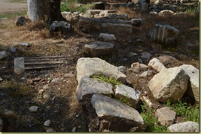 Nysa Agora buried pillar
