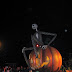 A giant Jack Skellington leads the Halloween parade at Disneyland Hong Kong