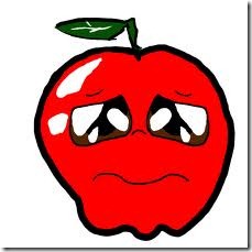 sad apple