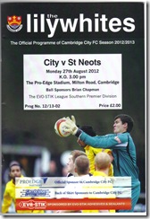 CC vs St Neots prog