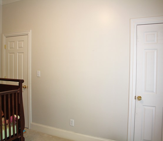 nursery wall for book nook