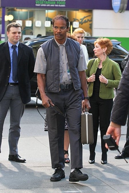 A Closer Look at Jamie Foxx as Max Dillon on The Amazing Spider-Man 2 Set 11
