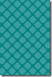 iPhone Wallpaper - Teal Blue Quatrefoil - Sprik Space