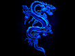 Blue Dragon Black Fire