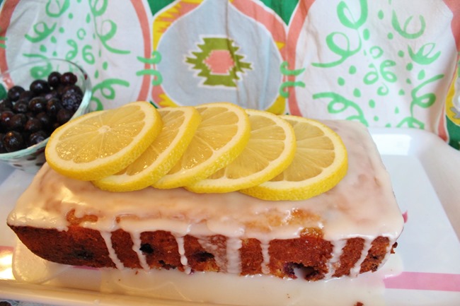 Lemon Blueberry Yogurt Loaf