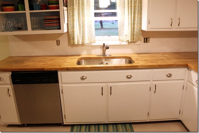 ... where the stove is and also raise up the stove to countertop height