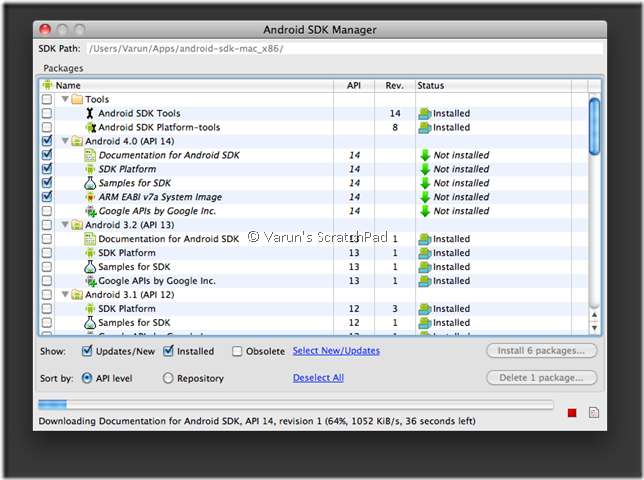 Android 4.0 SDK - Installation