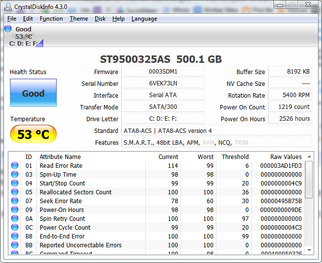 Cara Cek Suhu Harddisk dengan CrystalDiskInfo