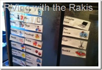 Choice cards saved the day for my preschooler. Free download from Raki's Rad Resources.