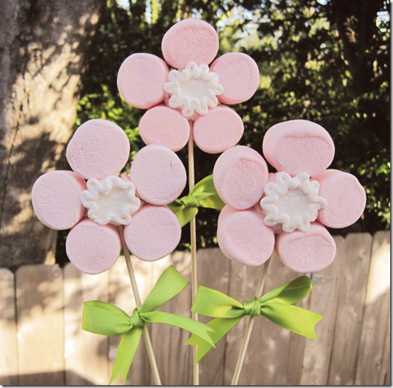 DIY Marshmallow Flower Bouquet
