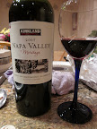 Our red selection was a Bordeaux-style blend of 59% Merlot, 38% Cabernet Sauvignon, and 3% Cabernet Franc.  At $10.99, we were happy.