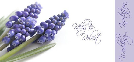 Violet 2 Folded Invitation