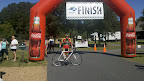 Cycle NC 2011 - Spirited Cyclist rider John Finney stands with his 2012 Pinarello Paris after finishing the maiden week long voyage from Elkin to Corolla.