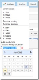 Mail Schedule