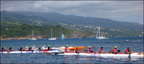 Estrellita at anchor at Point Venus