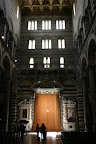 West wall in silhouette, Duomo, Pisa