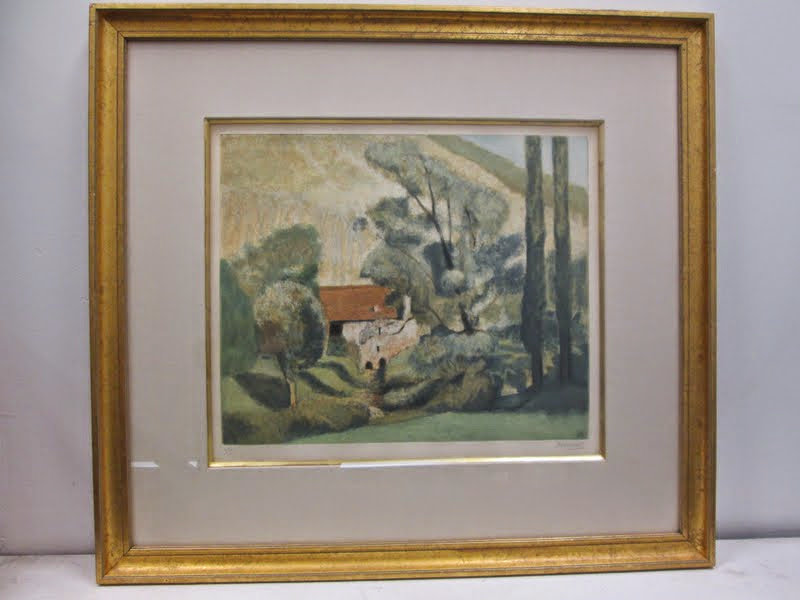 Signed Landscape Etching