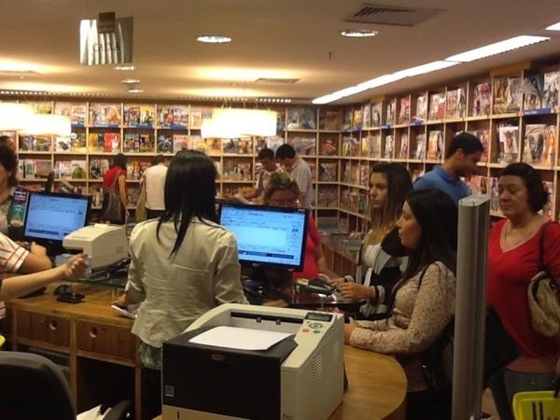 Livraria Cultura em Curitiba - Foto via @ShoppingCtba