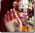 Sita Devi's hand