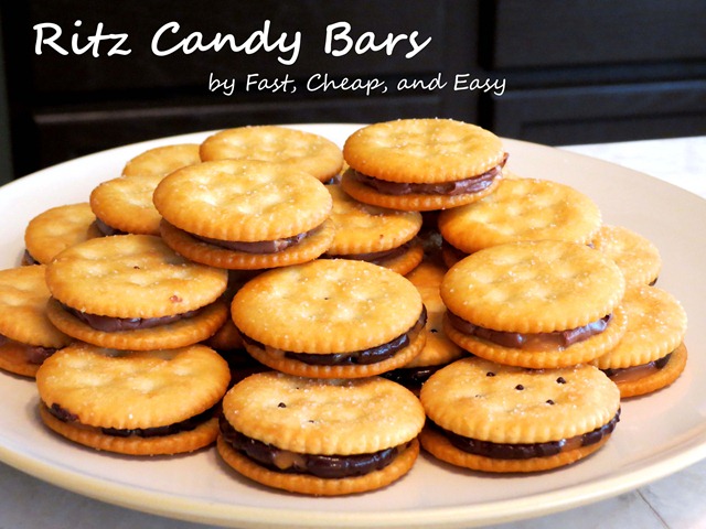 ritz candy bars fast cheap and easy 1