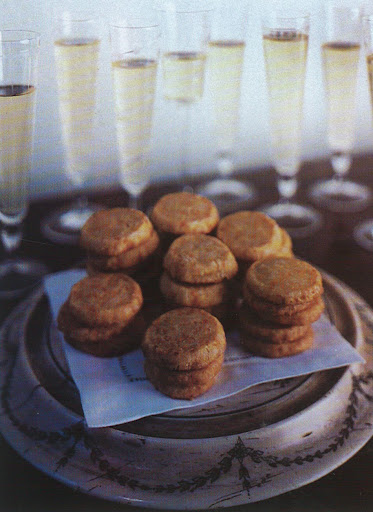 Set on top of a Chinese-checkers game board are savory cheddar-cheese shortbread, made from a recipe used by Tim's grandmother. Set on top of a Chinese-checkers game board are savory cheddar-cheese shortbread, made from a recipe used by Tim's grandmother.