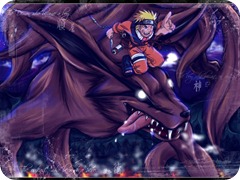 Naruto and kyubbi