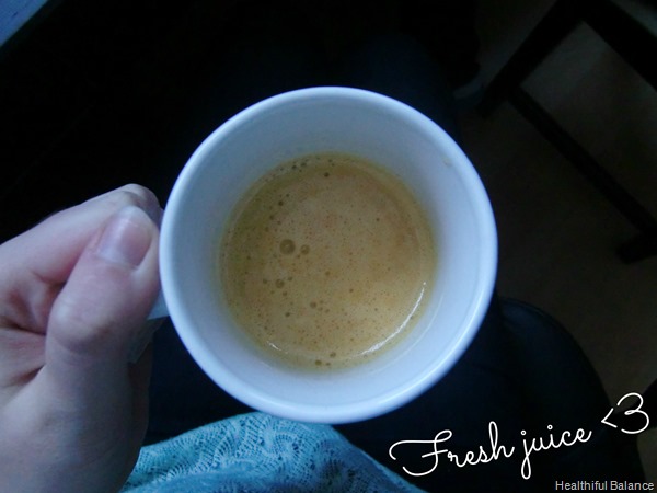 Fresh juice Healthiful Balance