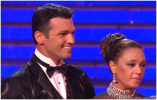 Tony Dovolani and Leah Remini.