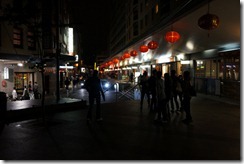 China town at night