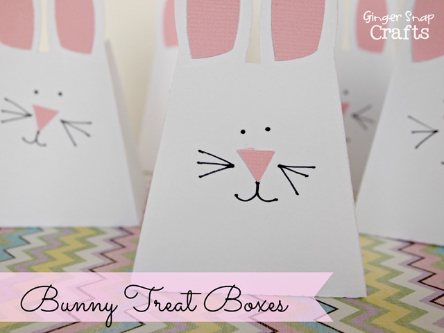 bunny treat boxes made with #Silhouette bunny treat boxes made with #Silhouette
