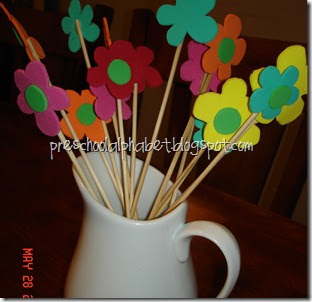 Preschool Alphabet: Flowers