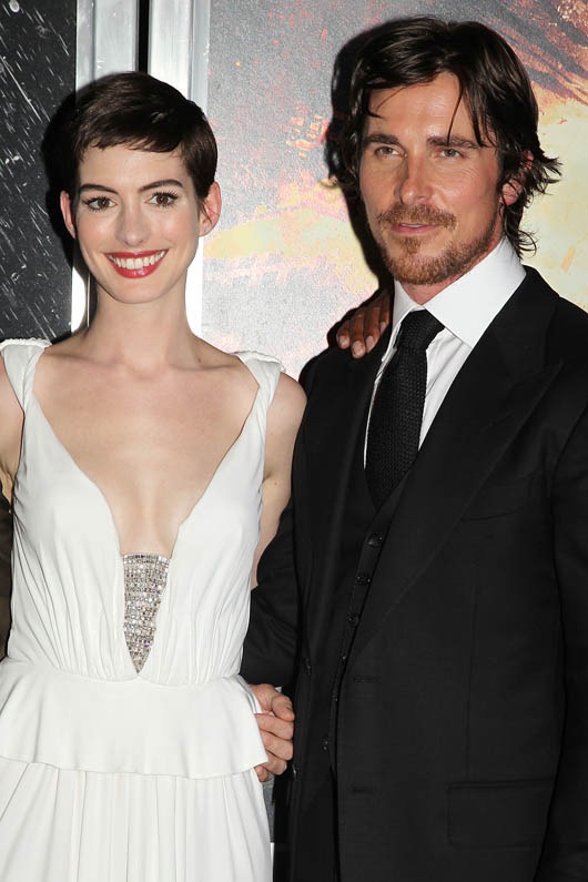 Anne Hathaway and Christian Bale