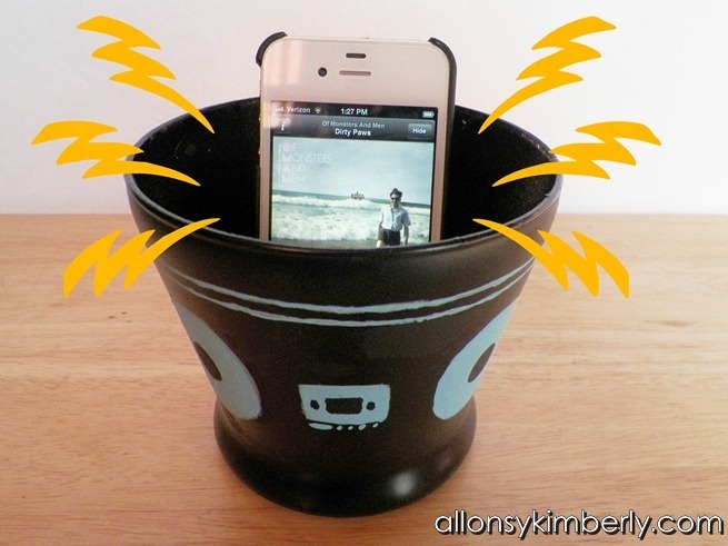 DIY Amplifier for Your iPhone/iPod | allonsykimberly.com DIY Amplifier for Your iPhone/iPod | allonsykimberly.com