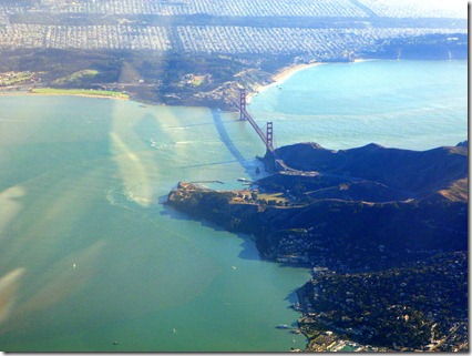 The Golden Gate Bridge! A special surprise to me.