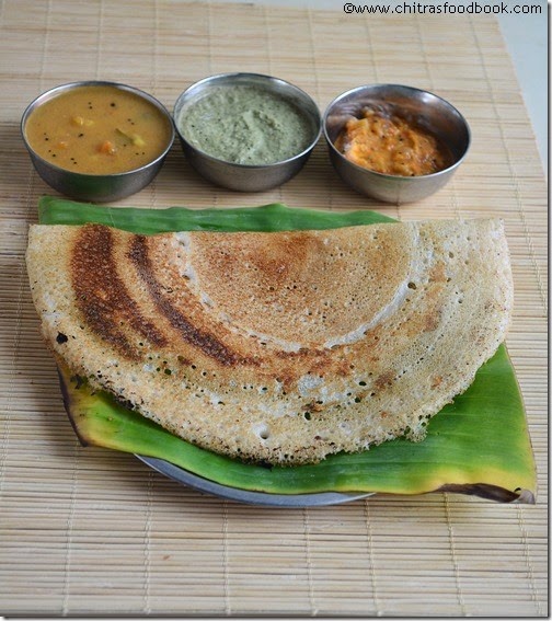 Oats barley dosa recipe