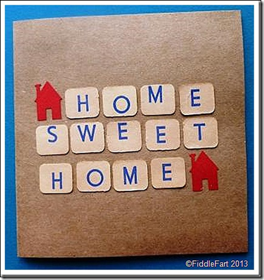 Home Sweet Home Kraft Card