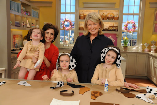 Here we are with Martha and the finished products.