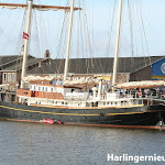 Aankomst Gulden Leeuw in Harlingen