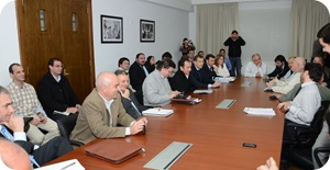 Reunión en el Ministerio de Planificación