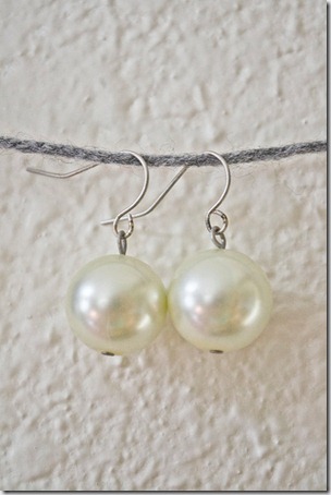 pearl earrings