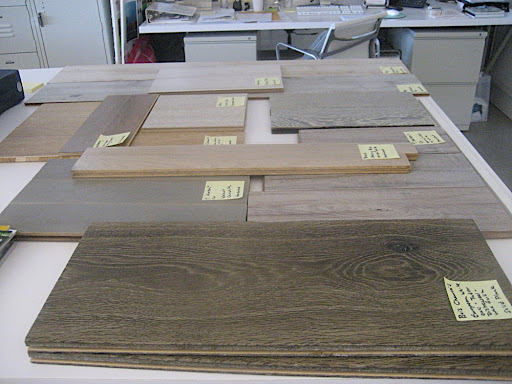 For my September column, I researched flooring samples that would achieve a similar look to my new floor finish.