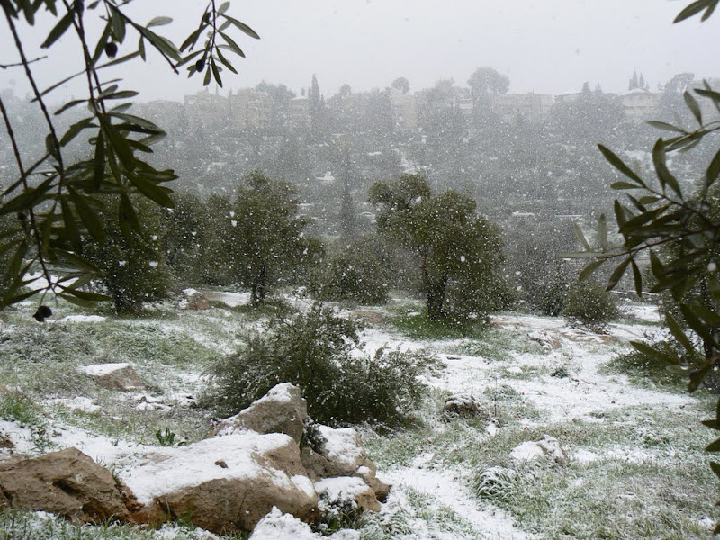 В Иерусалиме снег!!!!