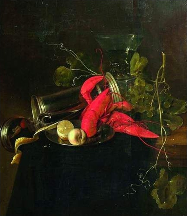 Jan Davidz de Heem, Nature morte aux homards Jan Davidz de Heem, Nature morte aux homards