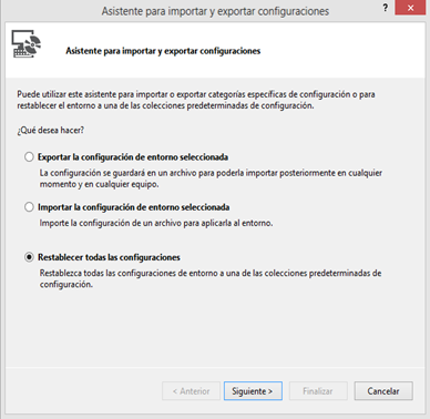 asistente de configuraciones asistente de configuraciones