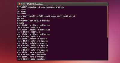  3B Meteo Script Linux
